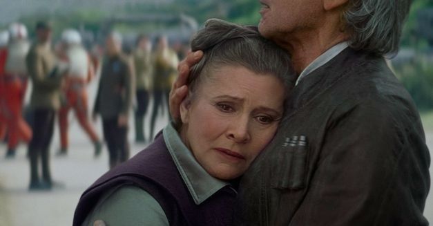 Carrie Fisher atuou também em 'Star Wars: O Despertar da Força'